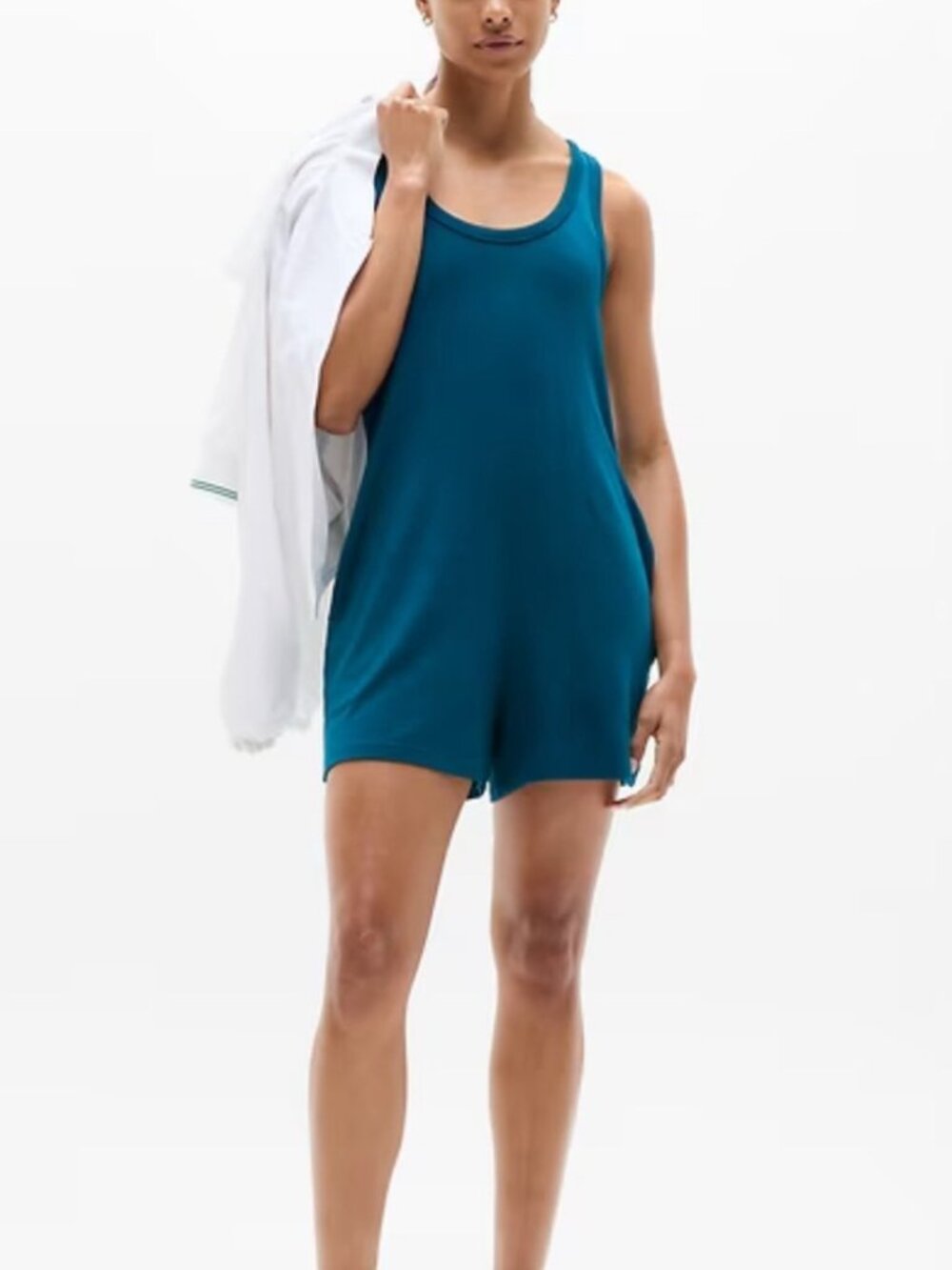 Athleta Women’s Hit Pause Romper Teal Size XS